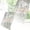 B, variant on Curtain Window Panel Elegant Lace Sheer Block Transparent Drapery for Living Room and Indoor Doors French Semi-Lace Curtain with Bar Hooks Polyester Material for