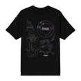 thumbnail image 1 of T-Shirt Noir Adventure Time Group Action Shot, 1 of 2