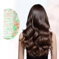 thumbnail image 4 of Unique Bargains 1 Pcs Peigne à Dents Larges Demi-Rond pour Femmes Cheveux Bouclés Épais Ondulés Raides Vert, 4 of 6