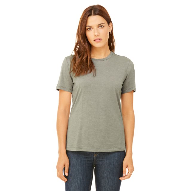 Bella + Canvas Women's Relaxed Heather CVC Short-Sleeve T-Shirt