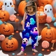 thumbnail image 2 of Tenues d'Été Mignonnes pour Tout-Petits 2025 Combinaison Imprimée Sans Manches Vêtements Pantalons, 2 of 5