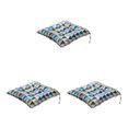 thumbnail image 4 of Wweixi Coussin pour Chaise Carrée - Doux et Confortable Large Gamme d'Utilisations Coussin de Chaise Carré Triangles Colorés 3Set, 4 of 6