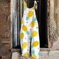 thumbnail image 3 of Birdeem Women Ladies Printed Summer Sleeveless Backless Loose Long Playsuits Rompers Jumpsuit, 3 of 8