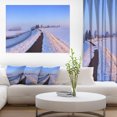 thumbnail image 1 of Panorama du Lac et Dike au Lever du Soleil - Impression sur Toile Paysage, 1 of 3