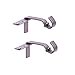 thumbnail image 3 of Kenney Manufacturing 273008 0.62 in. Curtain Brackets, Pewter, 3 of 4