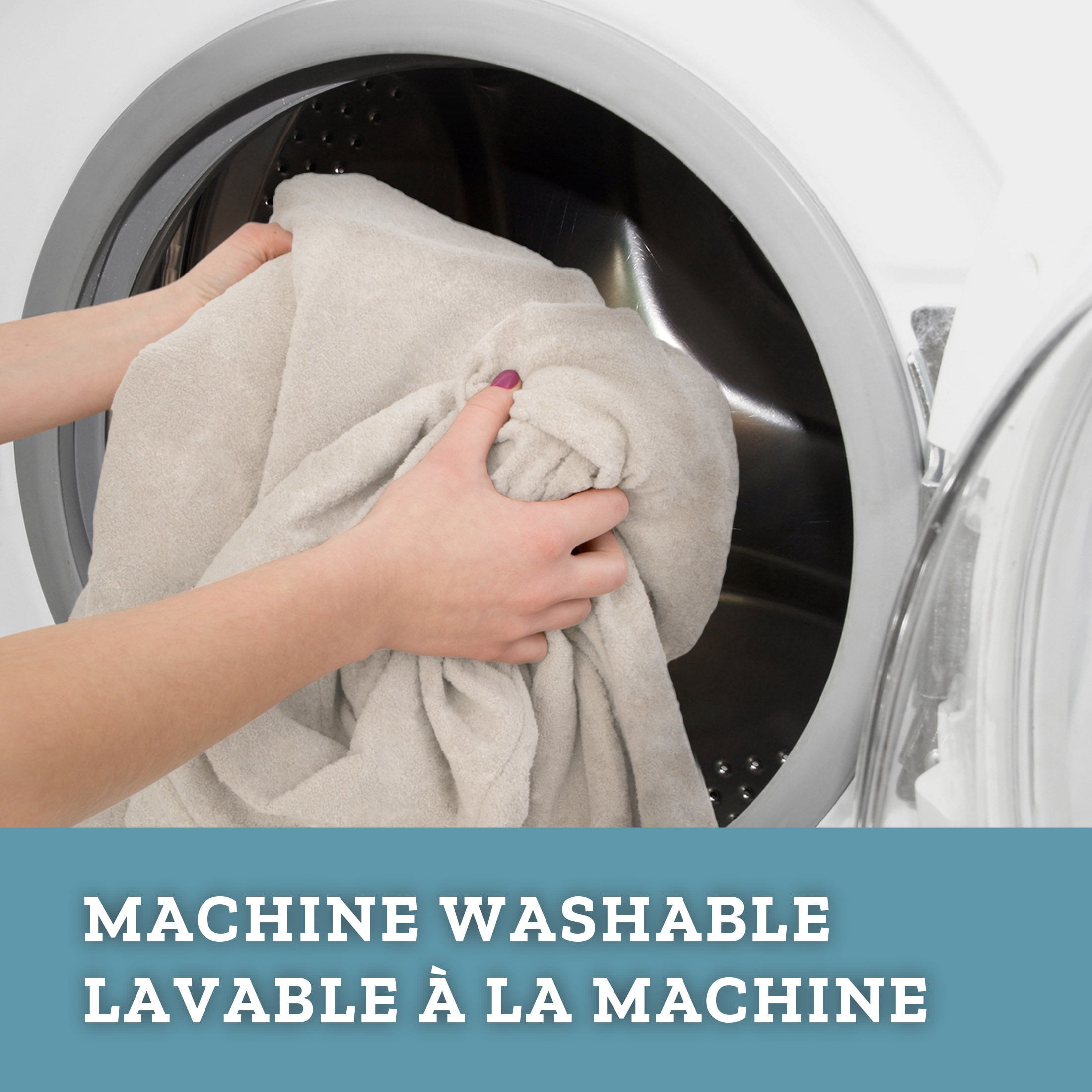 Canapé en tissu élastique SmartFit arête de poisson, une pièce, beige/lin