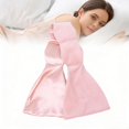 thumbnail image 1 of Weighted Sleep Mask–Weighted Eye Mask Designed for Deep Sleep and Eye Fatigue Relief, Offers Light-Blocking Comfort with Soft,This Double-Sided Fabric. Suitable for Napping and Overnight.,Pink, 1 of 4