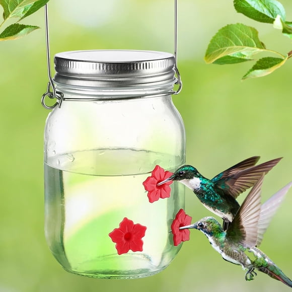 Bird Feeders for Outdoors Hanging Bird Feeder,Waterproof Outside Wild Bird Feeders, Hummingbird Feeder Hanging Hooked Hummingbird Feeder Garden Bird Feeder Feeding Bird Feeder