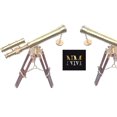 thumbnail image 3 of NauticalMart Floor Standing Brass Telescope with Stand, 3 of 3