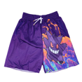thumbnail image 1 of Custom Mens Basketball Shorts Gengar Pokemon Ghost Shorts, 1 of 2