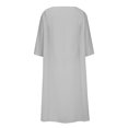 thumbnail image 4 of Gamivast Robe en Mousseline Petite 2 Pcs pour Femmes Invitée de Mariage Chic Décontractée Robe de Mère de la Mariée Maxi Robes d'Été, 4 of 5