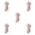 thumbnail image 2 of maskred Style With Elegant Lace Dress Applique Beautiful Florals Applique Patch Pale Mauve 5Set, 2 of 6