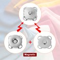 thumbnail image 4 of Unique Bargains Magnetic Snap 14mm Metal Fasteners for Clothing Purse, 3 Colors, 4 of 4
