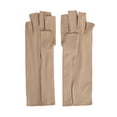 thumbnail image 2 of Gants en Cuivre pour l'Arthrite, Gants de Compression pour Hommes Femmes Noirs, Réduire la Douleur par Compression, Adaptés à l'Arthrite, Design Demi-Doigt, Adaptés à Diverses Conditions, 2 of 7