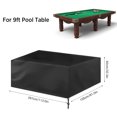 thumbnail image 2 of 9ft Waterproof Billiard Table Cover Folding Pool Table Cover Dustproof Cover Moisture Resistant Durable Oxford, 2 of 7