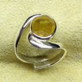 thumbnail image 2 of Natural Yellow Sapphire Ring,Birthstone Ring,adjustable Bezel set ring,Gemstone ring,Simple Ring,astrological purposes, 2 of 3