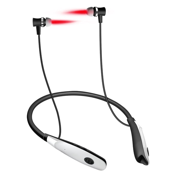 WIFKLSIIPG Tinnitus Infrared Ear Plugs Tinnitus Device Red Light Red Light Tinniplug Headphones Against Tinnitus