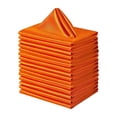 thumbnail image 2 of Baohd 20pieces Durable And Easy To Clean Table Napkins For Everyday Wide Application Square Table Napkin orange, 2 of 6