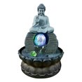 thumbnail image 1 of simhoa Buddha Resin Statue LED Lights Decors Bar Living Room Balcony Water, 1 of 4