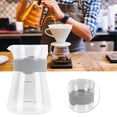 thumbnail image 4 of Coffee Brewer, Pour Over Coffee Maker Simple To Use Resistant To High And Low Temperatures Heat Resistant  For Coffee Lovers For Home Kitchen Coffee Shop Transparent, 4 of 8