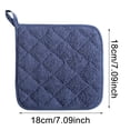 thumbnail image 3 of Light Table And Mats Woven Mats Pottery Charger Plates 3Pcs Kitchen Pot Holders Hot Pot Holder Set Cloth Padded Potholders For Kitchens Washable Potholders For Cooking And Baking, 3 of 4