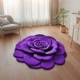 thumbnail image 1 of Yhmxh 3 D Flower Mat Soft Carpet Non-Slip Area Carpet Dining Room Home Bedroom Carpet Floor Washable Rug Anti-slip Rug Decorative Rug Rugs for Living Room Outdoor Rug Bathroom Rugs Kithchen Rug, 1 of 5