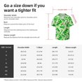 thumbnail image 5 of Balery Green Lizard Men's Casual Button Down Shirt Short Sleeve Textured Summer Cuban Beach Shirts-Medium, 5 of 5