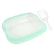 Of Semi Enclosed Cat Litter Suitable For Odor Neutralizing Breathable Materials And Easy To Observe, 50 cm, Green