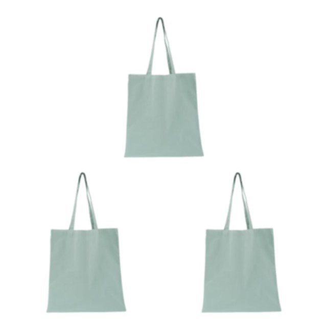 maskred Large Capacity Tote Bag Reliable Shopping Companion Sturdy And Durable tea green 3Set