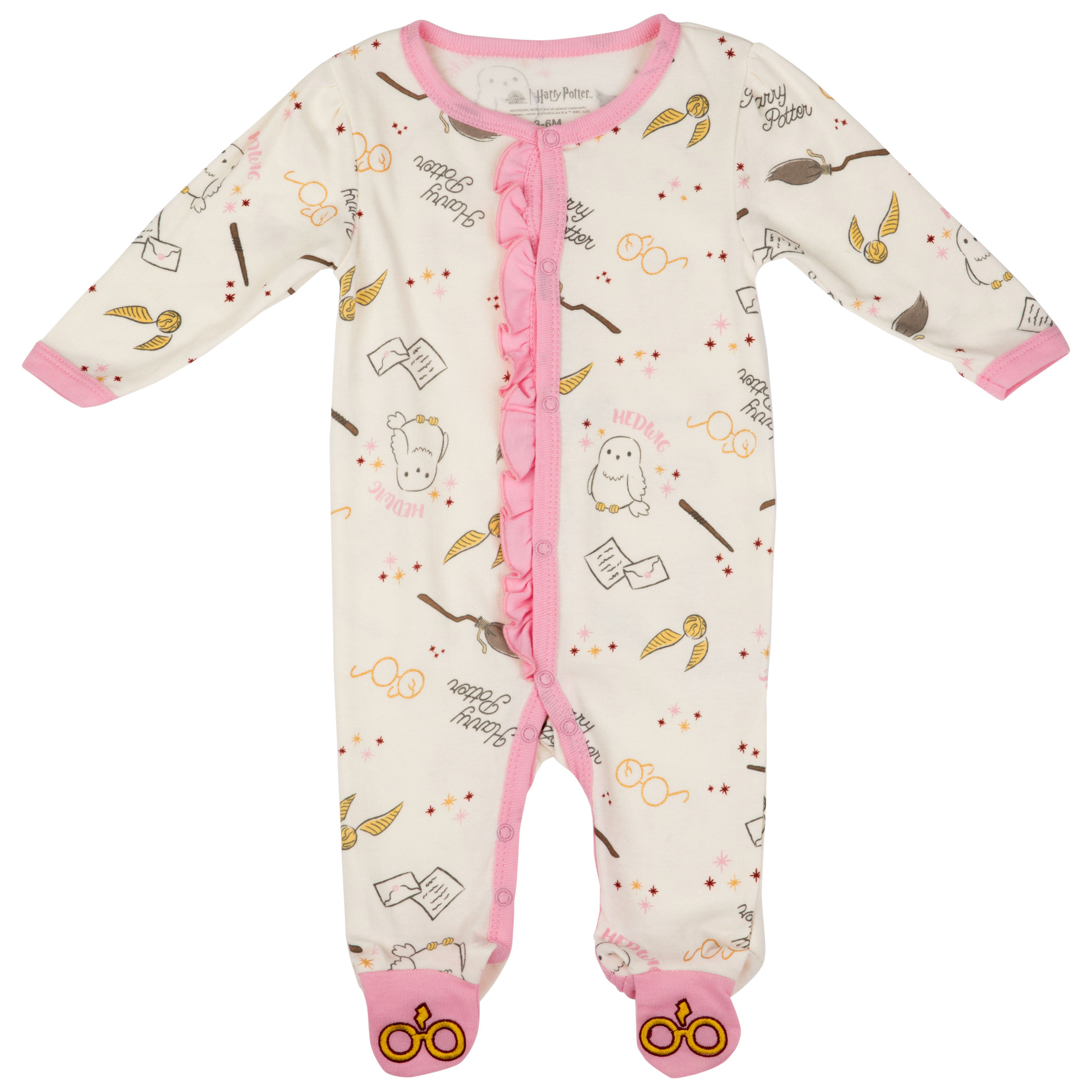 Harry Potter Icônes Mignonnes Pyjamas Pieds-6-9 Mois