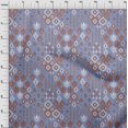 thumbnail image 3 of oneOone Cotton Silk Fabric Block & Geometric Ikat Print Fabric By Yard 42 Inch Wide, 3 of 4