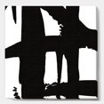 thumbnail image 2 of Designart - Black & White Crossing Paths II - Modern & Contemporary Canvas Artwork, 2 of 2