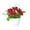 Red, variant on GreenHome Floral Arrangement Realistic Flowers for Elegant Home Desk Centerpiece