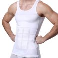 thumbnail image 1 of Men's Slimming Body Shapewear Vest Shirt Compression Abdomen Tummy Belly Control, 1 of 6