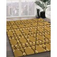 thumbnail image 3 of Ahgly Tapis d'Intérieur Lavable en Machine Carré Marron Selle, 3 Pieds Carré, 3 of 7