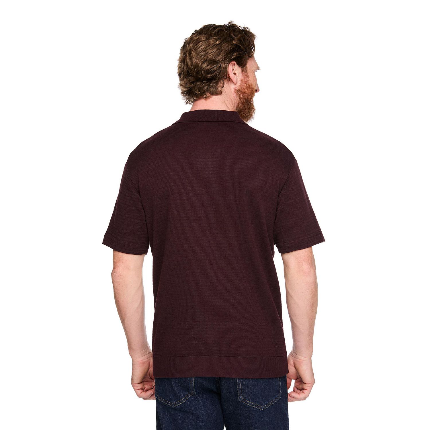 George Men's Short-Sleeve Sweater Polo