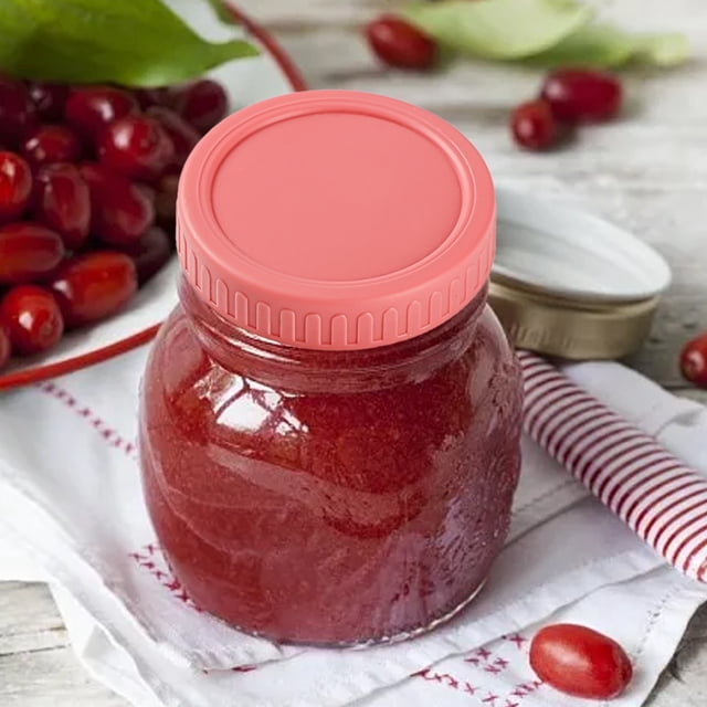 Wide Mouth Jar Lids for Canning Storage—Leak Proof Scratch 86mm Durable Cap System for Preserving Freshness and Organization