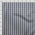 thumbnail image 3 of oneOone Silk Tabby Fabric Check Kasuri Print Fabric BTY 42 Inch Wide, 3 of 4