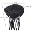 thumbnail image 2 of Up to 65% Off Puff Pasted Insert Comb Non-marking Pad Hair Implement Bangs Heightening Pad Necklace Rings Earring Jewelry on Clearance, 2 of 2