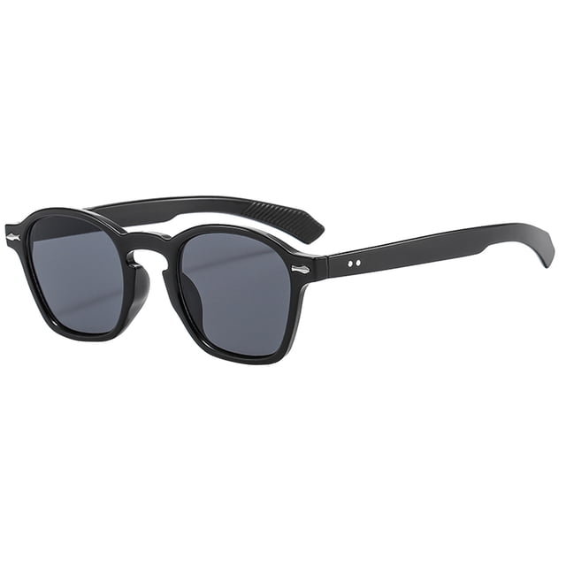 Lunettes de Soleil Polarisées pour Hommes et Femmes, Protection Mode, Monture Ronde Classique