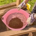 thumbnail image 1 of RENACLIPY Garden Work Soil Sifting Tool Mesh Shape Pink ABS 1Set Gardeners, 1 of 8