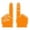 Orange, variant on Foam Finger Giant Foam Giant Foam Giant Foam Hand Foam Finger Large Foam Hand Pointing Finger for Sports Fans for Sports