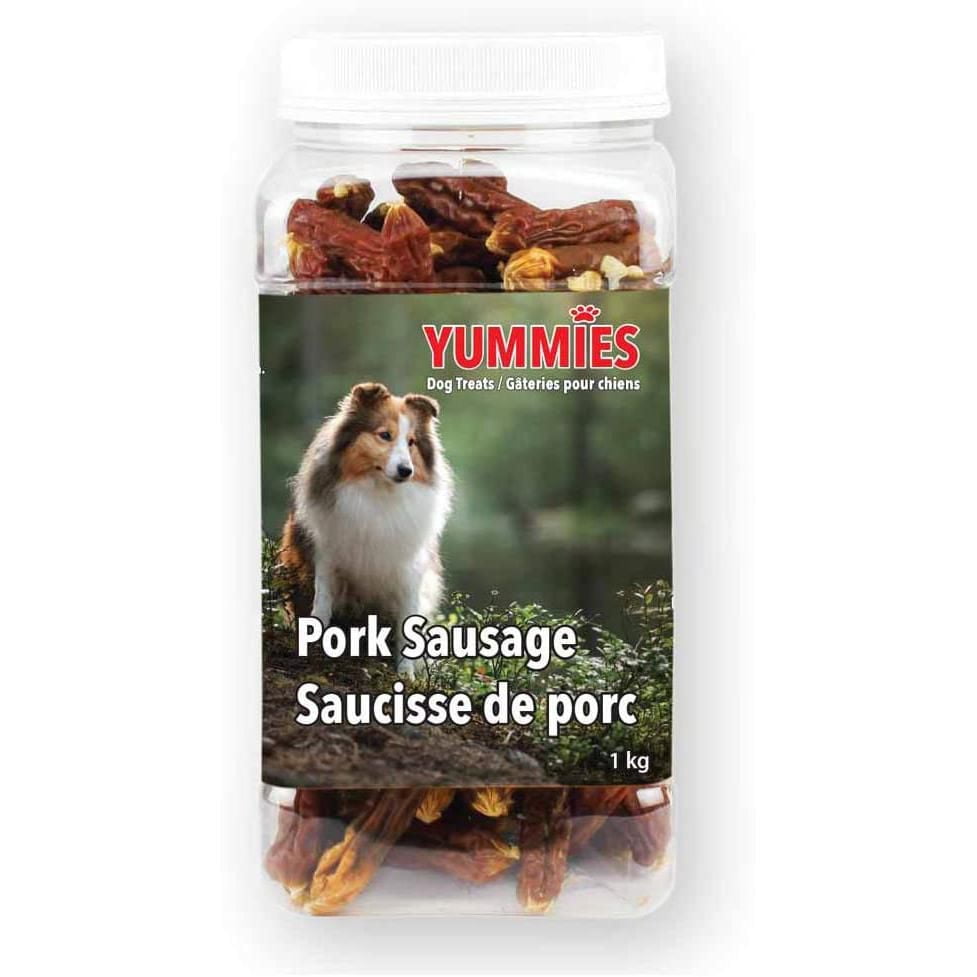 Masters Best Friend Pork Sausage Dog Treat 1 Kg Jar for All Breed Sizes