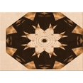 thumbnail image 1 of Ahgly Tapis Rectangulaire Lavable en Machine Intérieur Rouge Nuit, 5 Pieds x 8 Pieds, 1 of 7