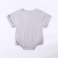thumbnail image 3 of Timegard Newborn Onesie Toddler Boys Girls Short Sleeve Comfy Rompers Unisex Infant Outfits Solid Color, 3 of 6
