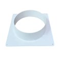 thumbnail image 3 of Bgsha Air Vent Duct Connector Flange Straight Ventilation Pipe Plastic Ducting Tools, 3 of 9