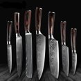 thumbnail image 2 of 3Pcs Damascus Steel Knife, 2 of 26