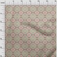 thumbnail image 3 of oneOone Cotton Poplin Light Yellow Fabric Geometric Fair Isle Pattern Sewing Material Print Fabric By The Yard 42 Inch Wide, 3 of 4
