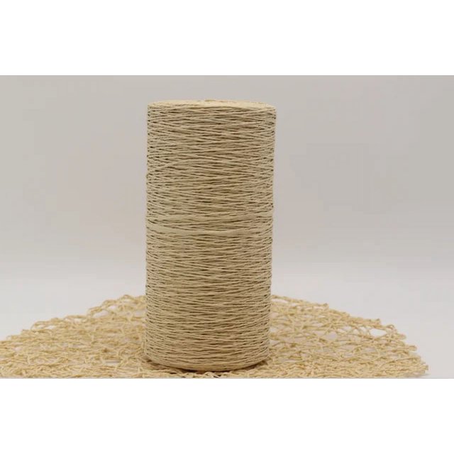 460g/lot Raffia Straw Yarn Handmade Knitting Summer Hat Bags Crocheting Yarn For Handcrafts Material