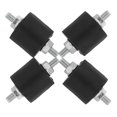 thumbnail image 1 of HAMPPLIES 4Pcs Air Compressor Vibration Isolator Pads Black M6 Anti Vibration Mounts for Stable Tool Operation, 1 of 8